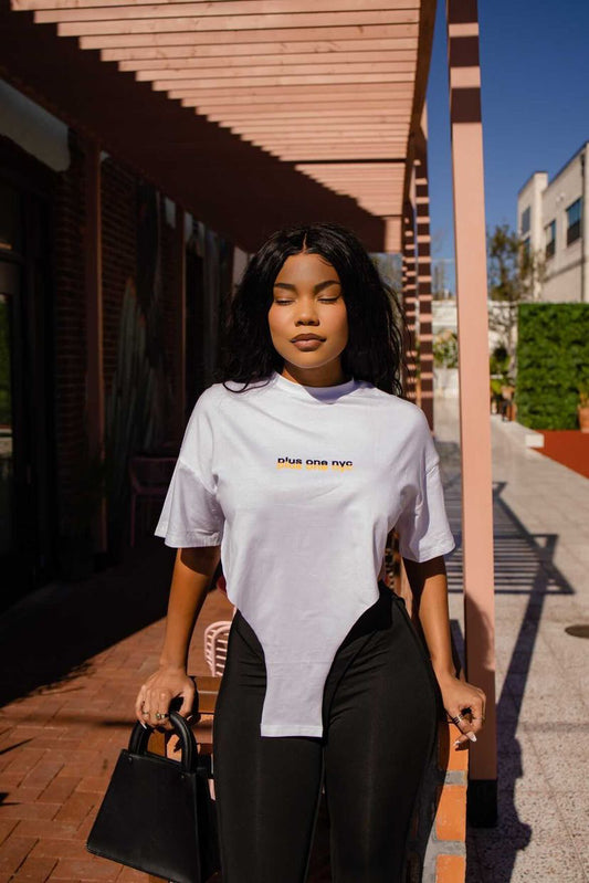 Wynne Jean White Asymmetrical Top